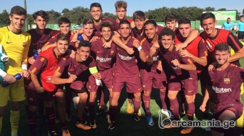 "ბარსელონას" 19-წლამდელთა გუნდმა ჩემპიონთა ლიგის მე-2 თამაშიც მოიგო [VIDEO]