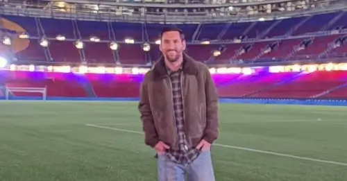 ლეო მესიმ სპოტიფაი კამპ ნოუ მოინახულა