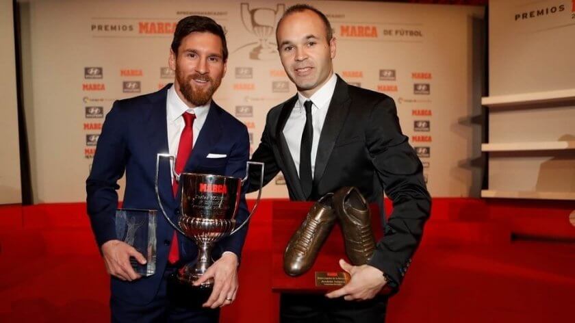 Marca-მ ლიონელ მესი და ანდრეს ინიესტა დააჯილდოვა