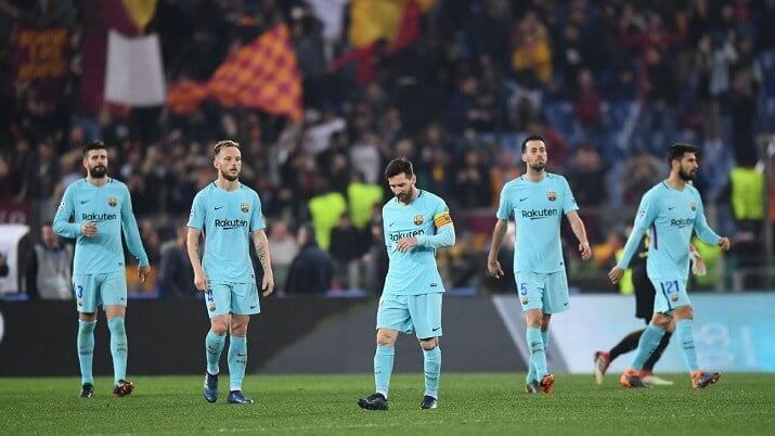 Marca: “ბარსელონას” ფეხბურთელებმა, “რომასთან” წაგების შემდეგ, იტირეს