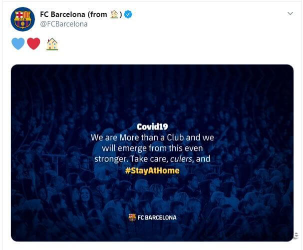 “ბარსელონამ” Twitter-ზე სახელი შეიცვალა
