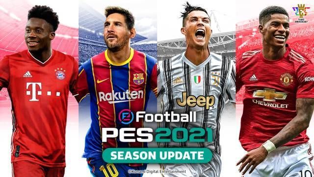 მესი და რონალდუ PES 2021-ის გარეკანზე მოხვდნენ