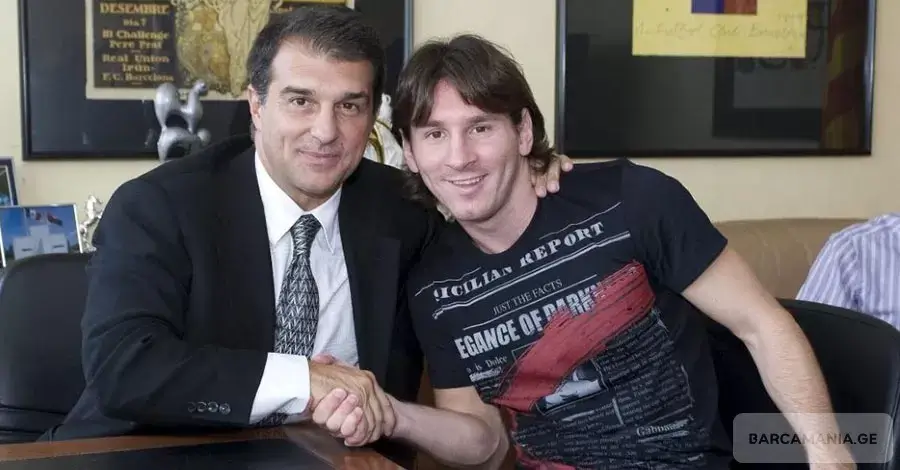 ლაპორტა: მესის უნდა, რომ ახალმა პრეზიდენტმა დარჩენა შესთავაზოს