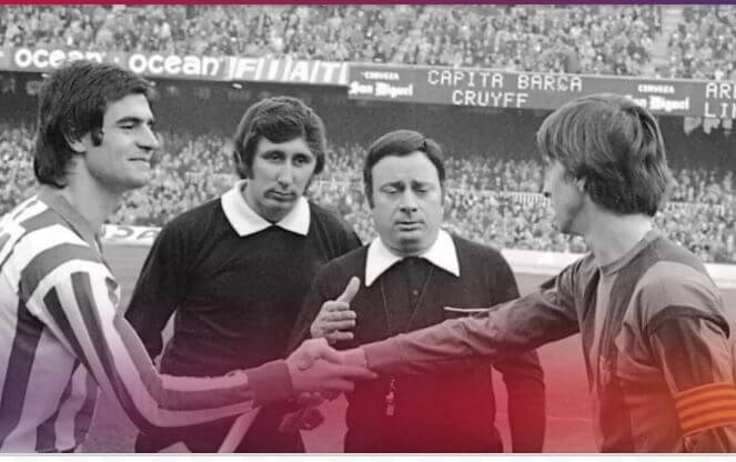 დღე, როდესაც იოჰან კრუიფმა კატალონიის დროშის ფერებიანი კაპიტნის სამკლაური პირველად გაიკეთა
