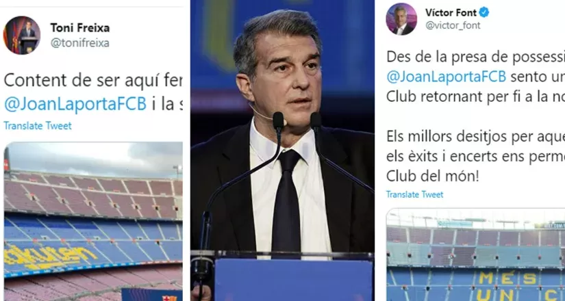 ფონტი და ფრეიშა ლაპორტას სიტყვით გამოსვლას გამოეხმაურნენ