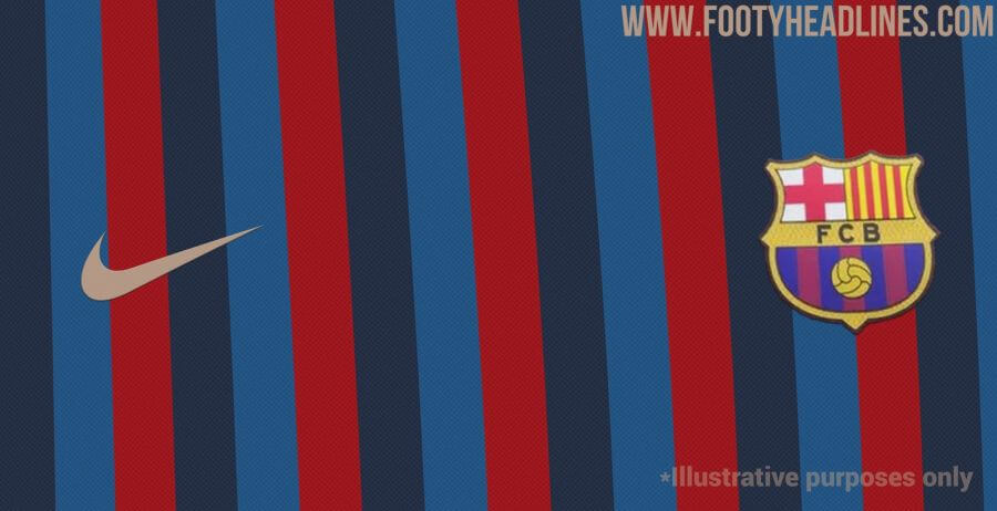 ბარსას 2022/23 წლების სეზონის საშინაო ფორმის დიზაინი
