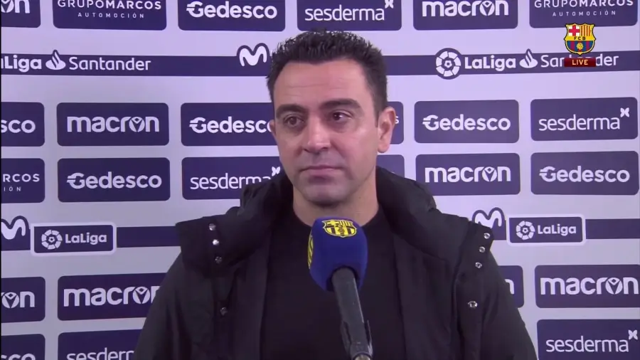 ჩავი ერნანდესი ლევანტესთან მატჩის შემდეგ