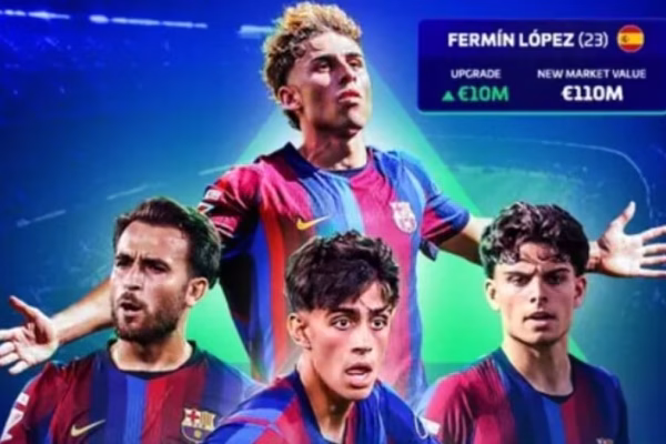 Transfermarkt-ის განახლება: ბარსას შემადგენლობის ფასი 33.2 მილიონი ევროთი გაიზარდა